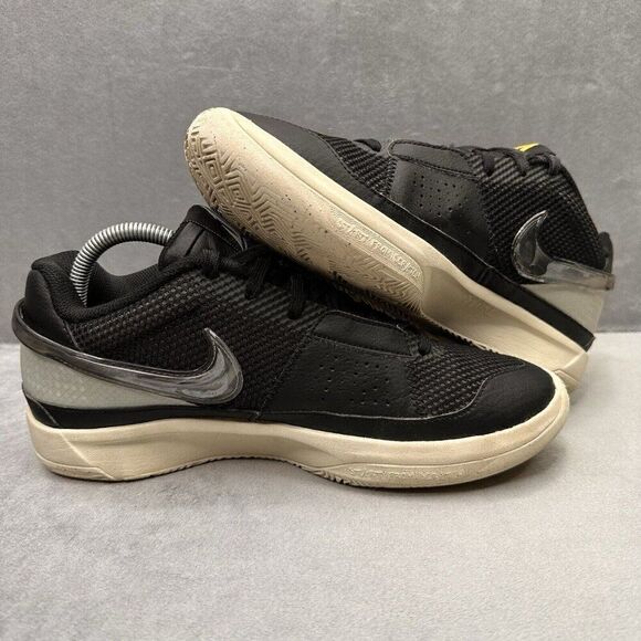 Nike Ja 1 Ain\'t Ducking Low Mens Size 8 Basketball Shoes Black Coconut Milk 2023